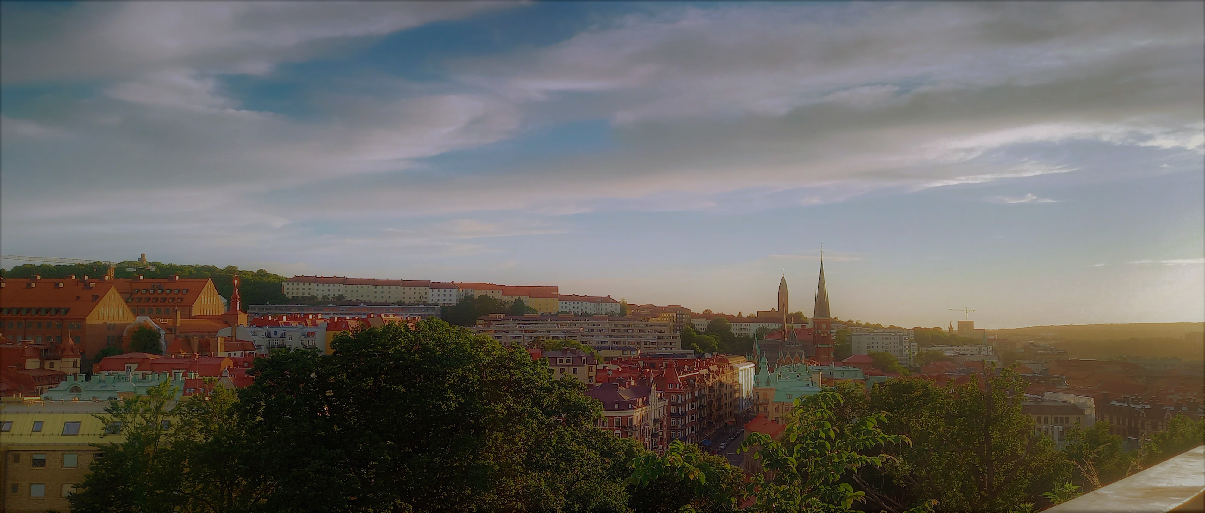 Gothenburg from Skansen Kronan in the summer